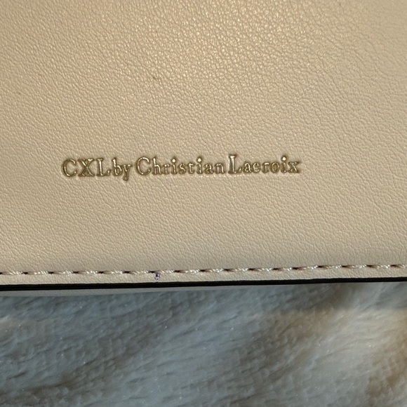 Christian Lacroix Cream Satchel NWT - Picture 10 of 11